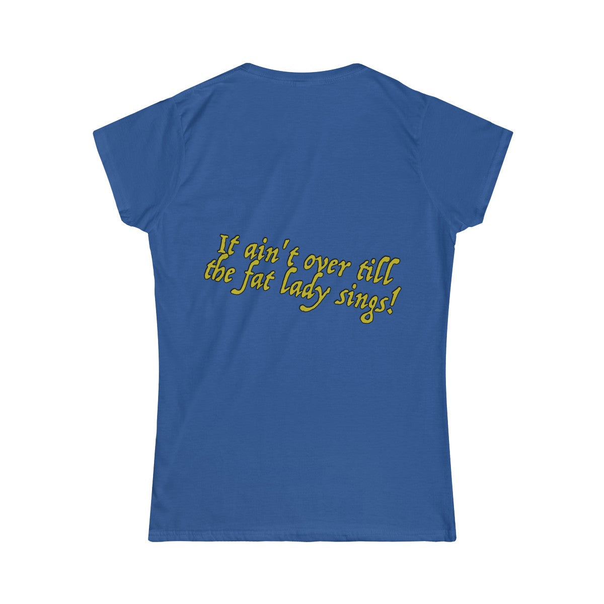 Dames T-Shirt Fat Lady Singing - Scattando Verkleedhuis