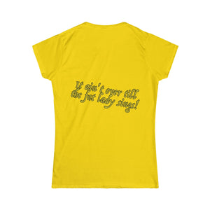 Fat Lady Singing T-Shirt - Scattando Verkleedhuis