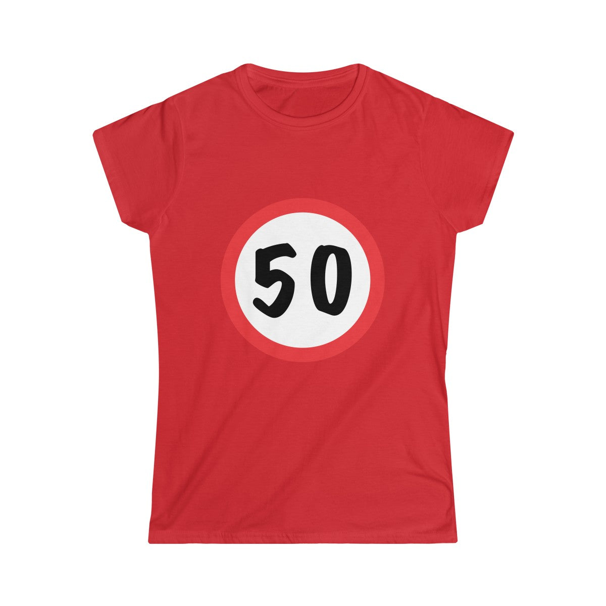 T-Shirt 50, Sarah, Jarige Job, birthday - Scattando Verkleedhuis