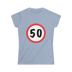 T-Shirt 50, Sarah, Jarige Job, birthday - Scattando Verkleedhuis