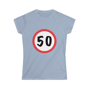 T-Shirt 50, Sarah, Jarige Job, birthday - Scattando Verkleedhuis