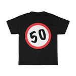 T-Shirt 50, Abraham, Jarige Job, birthday - Scattando Verkleedhuis