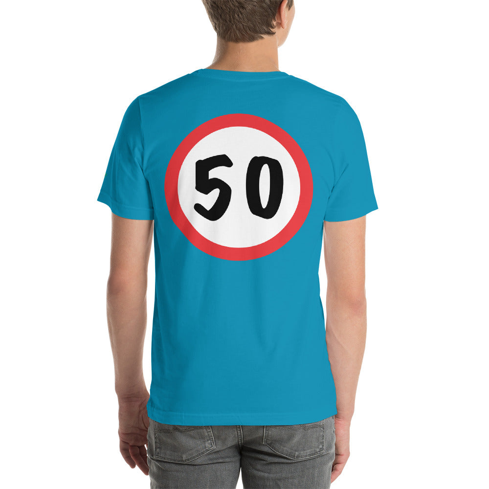 T-Shirt 50, Abraham, Jarige Job, birthday - Scattando Verkleedhuis