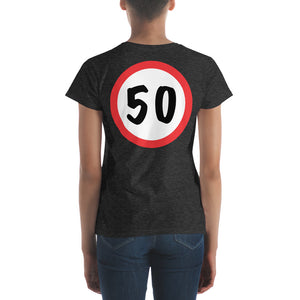 T-Shirt 50, Sarah, Jarige Job, birthday - Scattando Verkleedhuis