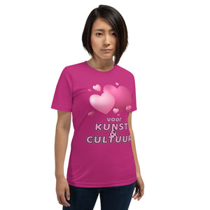 Love Kunst & Cultuur Short-Sleeve Unisex T-Shirt, gratis verzendkosten - Scattando Verkleedhuis