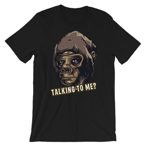 Talking to me? Short-Sleeve Unisex T-Shirt, gratis verzending - Scattando Verkleedhuis