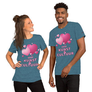 Love Kunst & Cultuur Short-Sleeve Unisex T-Shirt, gratis verzendkosten - Scattando Verkleedhuis