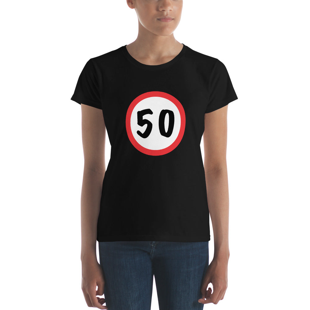 T-Shirt 50, Sarah, Jarige Job, birthday - Scattando Verkleedhuis