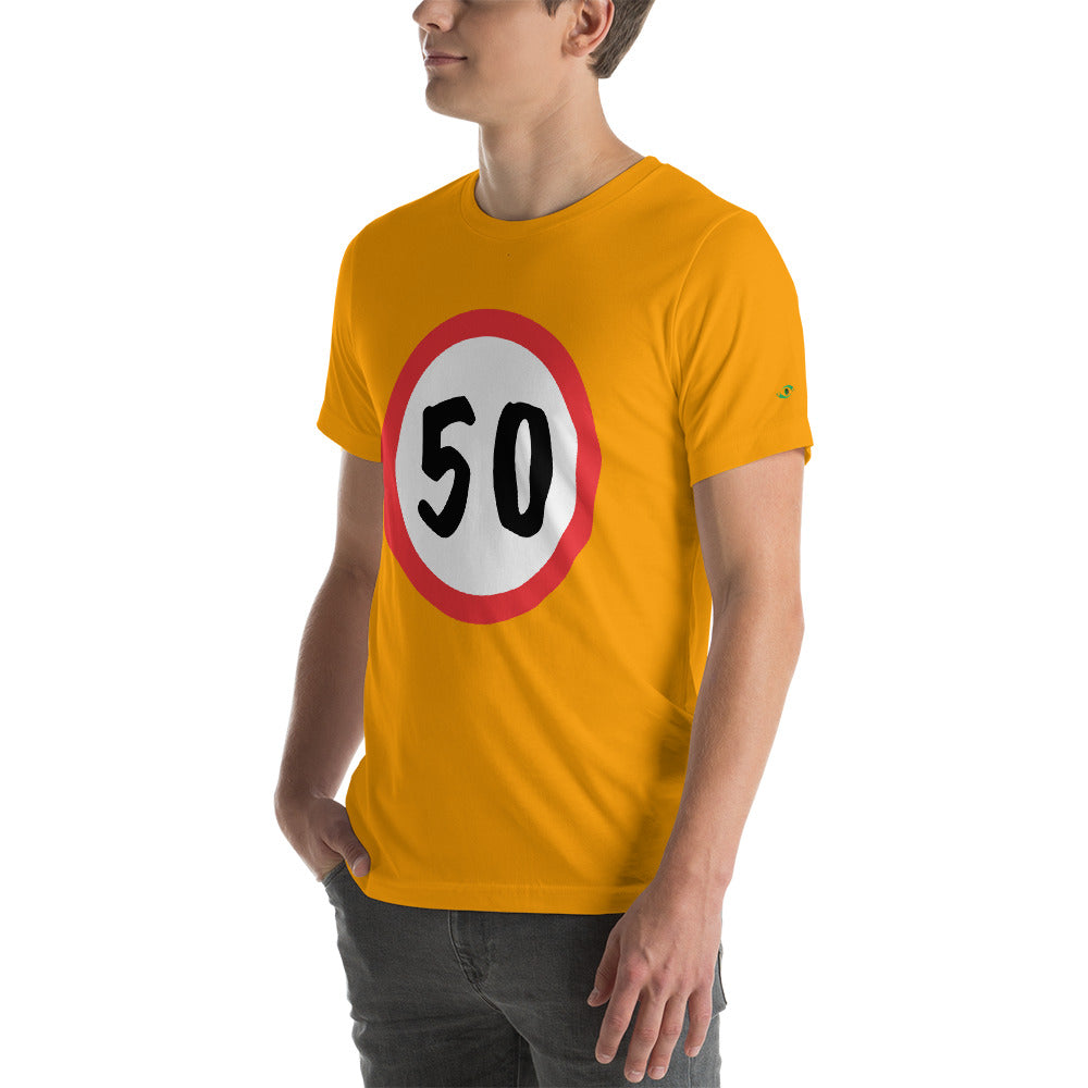 T-Shirt 50, Abraham, Jarige Job, birthday - Scattando Verkleedhuis