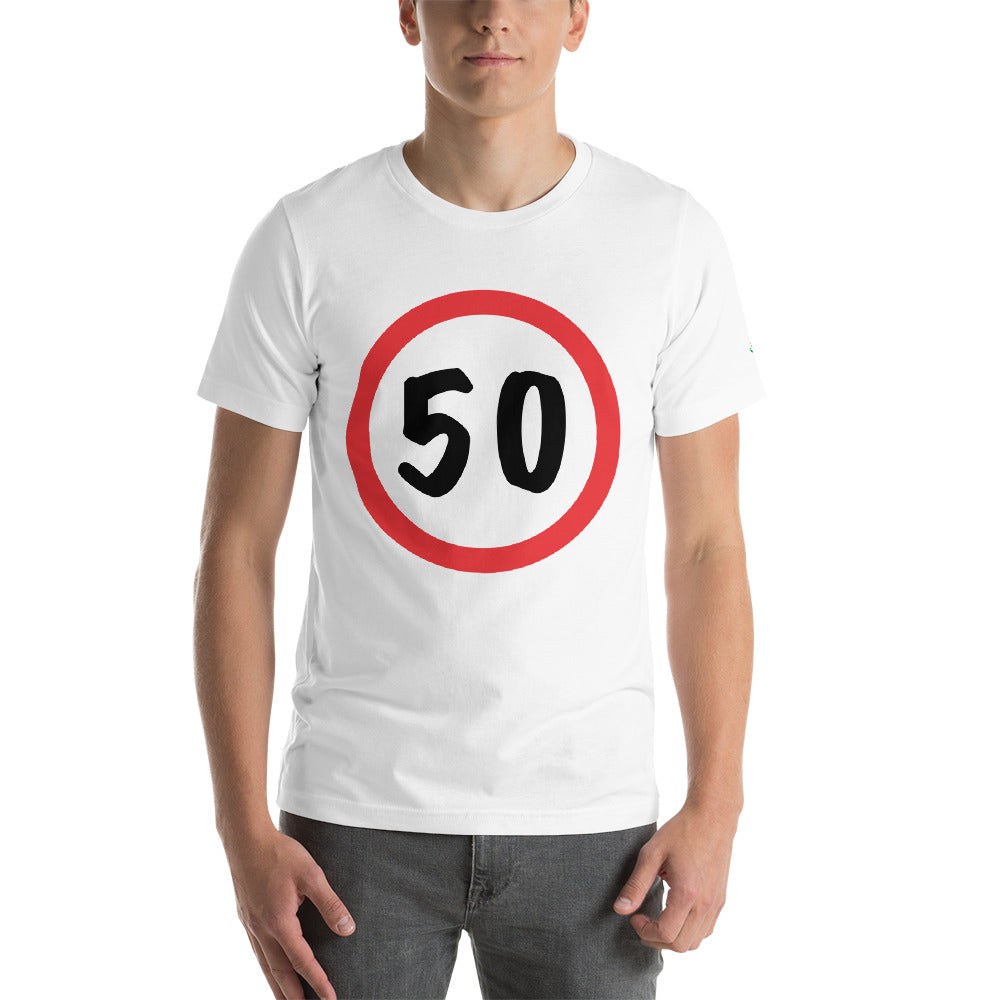 T-Shirt 50, Abraham, Jarige Job, birthday - Scattando Verkleedhuis