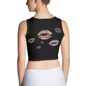 T-Shirt Crop Top Kisses / Sportshirt - Scattando Verkleedhuis