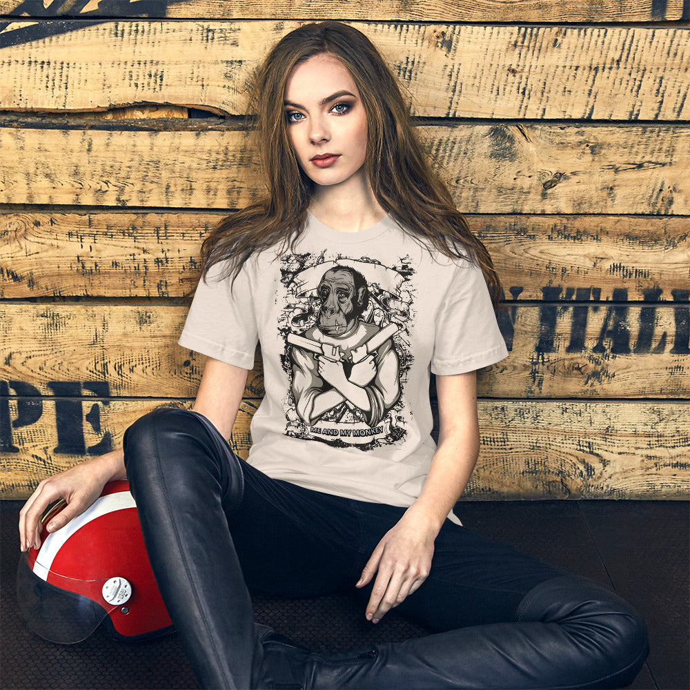 Me and My Monkey Short-Sleeve Unisex T-Shirt - Scattando Verkleedhuis