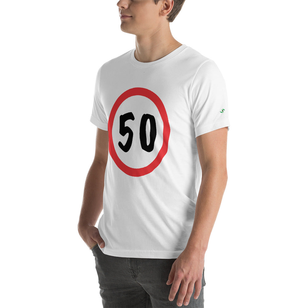 T-Shirt 50, Abraham, Jarige Job, birthday - Scattando Verkleedhuis