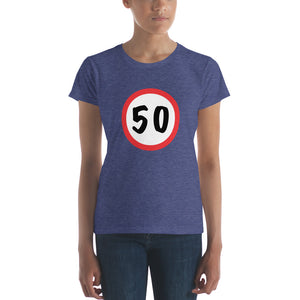 T-Shirt 50, Sarah, Jarige Job, birthday - Scattando Verkleedhuis