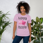 Love is stronger... Short-Sleeve Unisex T-Shirt - Scattando Verkleedhuis