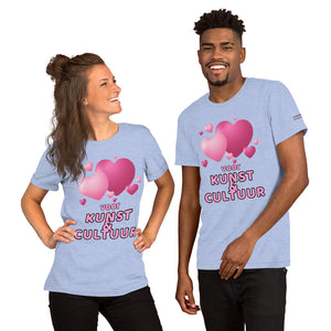 Love Kunst & Cultuur Short-Sleeve Unisex T-Shirt, gratis verzendkosten - Scattando Verkleedhuis