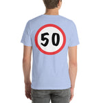 T-Shirt 50, Abraham, Jarige Job, birthday - Scattando Verkleedhuis