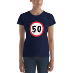 T-Shirt 50, Sarah, Jarige Job, birthday - Scattando Verkleedhuis