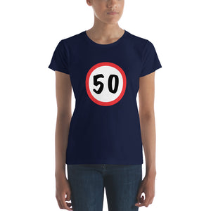 T-Shirt 50, Sarah, Jarige Job, birthday - Scattando Verkleedhuis