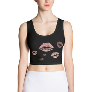 T-Shirt Crop Top Kisses / Sportshirt - Scattando Verkleedhuis