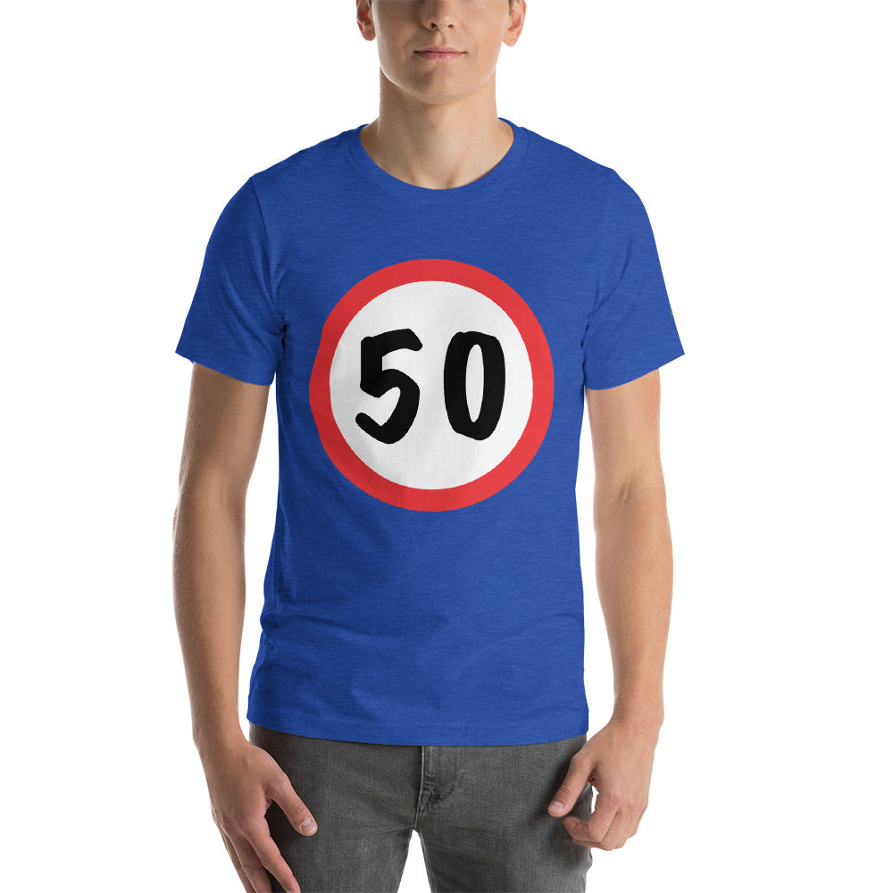 T-Shirt 50, Abraham, Jarige Job, birthday - Scattando Verkleedhuis