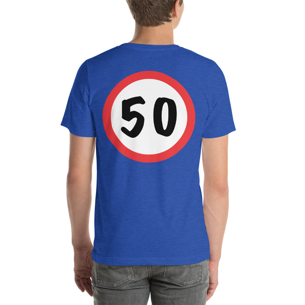 T-Shirt 50, Abraham, Jarige Job, birthday - Scattando Verkleedhuis