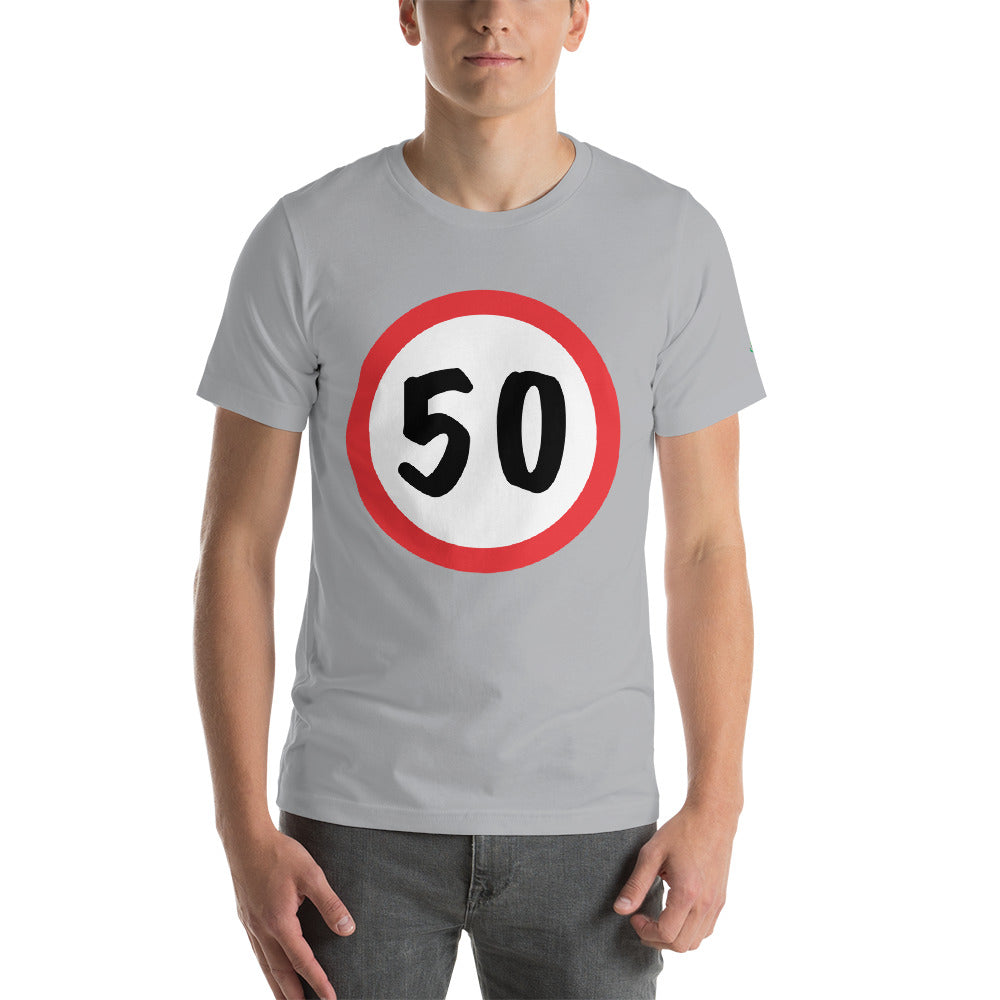 T-Shirt 50, Abraham, Jarige Job, birthday - Scattando Verkleedhuis