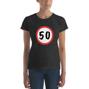 T-Shirt 50, Sarah, Jarige Job, birthday - Scattando Verkleedhuis