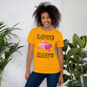Love is stronger... Short-Sleeve Unisex T-Shirt - Scattando Verkleedhuis