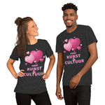 Love Kunst & Cultuur Short-Sleeve Unisex T-Shirt, gratis verzendkosten - Scattando Verkleedhuis