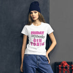 Friday equals Gin Tonic Women's short sleeve t-shirt - Scattando Verkleedhuis