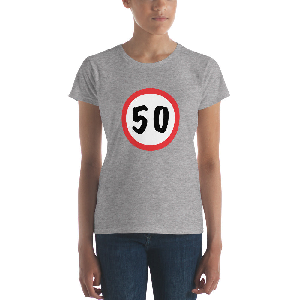 T-Shirt 50, Sarah, Jarige Job, birthday - Scattando Verkleedhuis