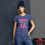 Friday equals Gin Tonic Women's short sleeve t-shirt, gratis verzending! - Scattando Verkleedhuis