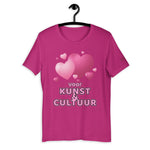 Love Kunst & Cultuur Short-Sleeve Unisex T-Shirt, gratis verzendkosten - Scattando Verkleedhuis