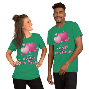 Love Kunst & Cultuur Short-Sleeve Unisex T-Shirt, gratis verzendkosten - Scattando Verkleedhuis