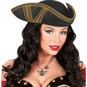 Piraten hoed goud of zilver