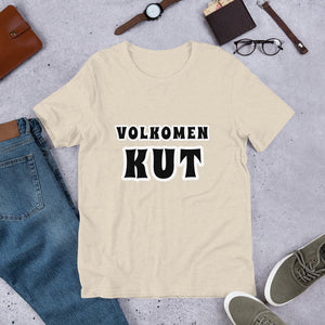 Volkomen Kut Short-Sleeve Unisex T-Shirt, GRATIS VERZENDKOSTEN!