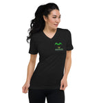 STG HAIR 2023 Uniseks T-shirt met V-hals en korte mouwen